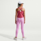 NIKE One Dri-FIT Tights Mädchen 503 - lt magenta/white M (137-146 cm)