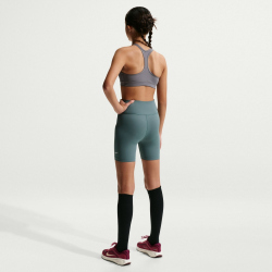 NIKE One Dri-FIT 5" kurze Leggings Mädchen 382 - mineral slate/white XS (122-128 cm)