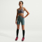 NIKE One Dri-FIT 5" kurze Leggings Mädchen 382 - mineral slate/white XS (122-128 cm)