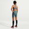 NIKE One Dri-FIT 5" kurze Leggings Mädchen 382 - mineral slate/white XS (122-128 cm)