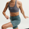 NIKE One Dri-FIT 5" kurze Leggings Mädchen 382 - mineral slate/white S (128-137 cm)