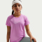NIKE One Dri-FIT kurzarm Trainingsshirt Mädchen 503 - lt magenta/white M (137-146 cm)