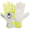 uhlsport Pure Alliance Supersoft Torwarthandschuhe weiß/fluo gelb/schwarz 9