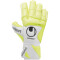uhlsport Pure Alliance Supersoft Torwarthandschuhe weiß/fluo gelb/schwarz 9