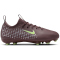 NIKE Jr. Mercurial Vapor 16 Academy Kylian Mbappé FG/MG Fußballschuhe Kinder 200 - plum eclipse/metallic silver 32