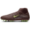 NIKE Mercurial Superfly 10 Academy Kylian Mbappé AG Fußballschuhe Herren 200 - plum eclipse/metallic silver 37.5