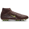 NIKE Mercurial Superfly 10 Academy Kylian Mbappé AG Fußballschuhe Herren 200 - plum eclipse/metallic silver 37.5