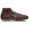 NIKE Mercurial Superfly 10 Academy Kylian Mbappé AG Fußballschuhe Herren 200 - plum eclipse/metallic silver 37.5