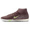 NIKE Mercurial Superfly 10 Academy Kylian Mbappé TF Multinocken-Fußballschuhe Herren 200 - plum eclipse/metallic silver 38.5