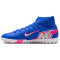 NIKE Mercurial Superfly 10 Academy TF Multinocken-Fußballschuhe Herren 446 - racer blue/white 38.5