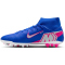 NIKE Mercurial Superfly 10 Academy AG Fußballschuhe Herren 446 - racer blue/white 38