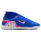 NIKE Jr. Mercurial Superfly 10 Club TF Multinocken-Fußballschuhe Kinder 446 - racer blue/white 33