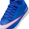 NIKE Jr. Mercurial Superfly 10 Club TF Multinocken-Fußballschuhe Kinder 446 - racer blue/white 33