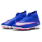NIKE Jr. Mercurial Superfly 10 Academy AG Fußballschuhe Kinder 446 - racer blue/white 32