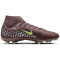 NIKE Mercurial Superfly 10 Academy Kylian Mbappé FG/MG Fußballschuhe Herren 200 - plum eclipse/metallic silver 36.5