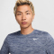 NIKE Dri-FIT Fitness T-Shirt Herren 410 - midnight navy/pure/white M