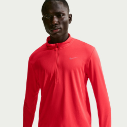 NIKE Pacer Dri-FIT langarm Laufshirt Herren 696 - lt crimson/reflective silv S