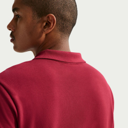 NIKE Club Poloshirt Herren 613 - team crimson/white XS