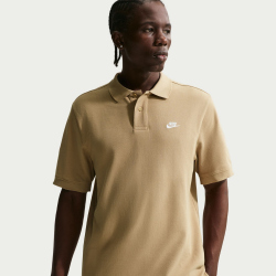 NIKE Club Poloshirt Herren 297 - parachute beige/white 3XL