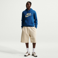 NIKE Club Fleece Hoodie Herren 476 - court blue/court blue/lt khaki L