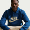 NIKE Club Fleece Hoodie Herren 476 - court blue/court blue/lt khaki L