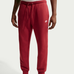 NIKE Club Fleece Jogginghose Herren 613 - team crimson/team crimson/white XS