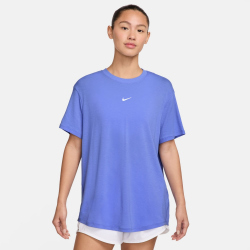 NIKE One Relaxed kurzarm Trainingsshirt Damen 570 - sapphire/white M
