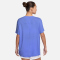 NIKE One Relaxed kurzarm Trainingsshirt Damen 570 - sapphire/white L