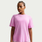 NIKE One Relaxed kurzarm Trainingsshirt Damen 503 - lt magenta/white M