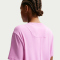 NIKE One Relaxed kurzarm Trainingsshirt Damen 503 - lt magenta/white M