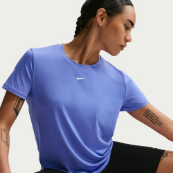 NIKE One Classic Dri-FIT kurzarm Fitness-Trainingsshirt Damen 570 - sapphire/white XS