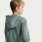 NIKE Club Fleece French Terry Kapuzenjacke Kinder 382 - mineral slate/white S (128-137 cm)