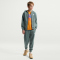 NIKE Club Fleece French Terry Kapuzenjacke Kinder 382 - mineral slate/white L (147-158 cm)