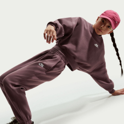 NIKE Sportswear Club Fleece Oversized Jogginghose Kinder 502 - tattoo/tattoo/white L (147-158 cm)