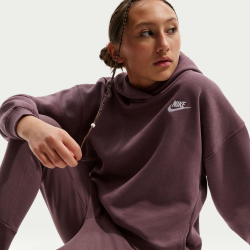 NIKE Sportswear Club Fleece High-Waist Jogginghose Mädchen 502 - tattoo/tattoo/white L (146-156 cm)