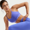NIKE Indy Light Support Padded Adjustable Sport-BH Damen 570 - sapphire/sapphire/white XL