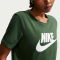NIKE Sportswear Essentials Logo T-Shirt Damen 323 - fir/white XS
