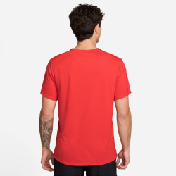 NIKE UV Miler Dri-FIT kurzarm Laufshirt Herren 696 - lt crimson/reflective silv XL