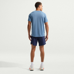 NIKE UV Miler Dri-FIT kurzarm Laufshirt Herren 486 - work blue/reflective silv S