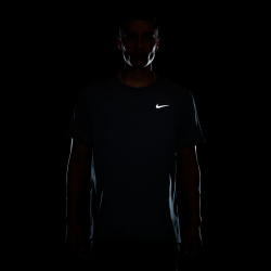 NIKE UV Miler Dri-FIT kurzarm Laufshirt Herren 486 - work blue/reflective silv S