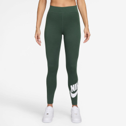 NIKE Sportswear Classics High-Waist Graphic Leggings Damen 323 - fir/white S