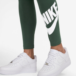 NIKE Sportswear Classics High-Waist Graphic Leggings Damen 323 - fir/white S