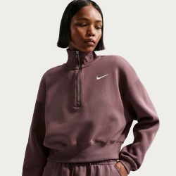 NIKE Sportswear Phoenix Fleece 1/2-Zip Oversize Sweatshirt Damen 502 - tattoo/sail XS