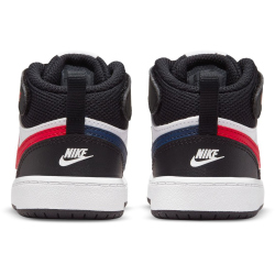 NIKE Court Borough Mid 2 Baby-Sneaker 161 - white/university red-white-black 21