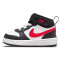 NIKE Court Borough Mid 2 Baby-Sneaker 161 - white/university red-white-black 21