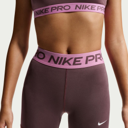 NIKE Pro Dri-FIT 3" Tights Mädchen 502 - tattoo/white XL (156-166 cm)