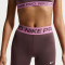 NIKE Pro Dri-FIT 3" Tights Mädchen 502 - tattoo/white XL (156-166 cm)