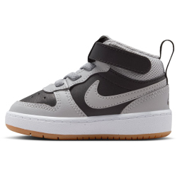 NIKE Court Borough Mid 2 Baby-Sneaker 016 - black/lt smoke grey-white-gum med brown 23.5