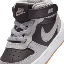 NIKE Court Borough Mid 2 Baby-Sneaker 016 - black/lt smoke grey-white-gum med brown 23.5