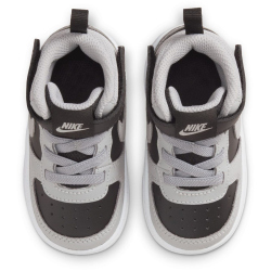 NIKE Court Borough Mid 2 Baby-Sneaker 016 - black/lt smoke grey-white-gum med brown 23.5